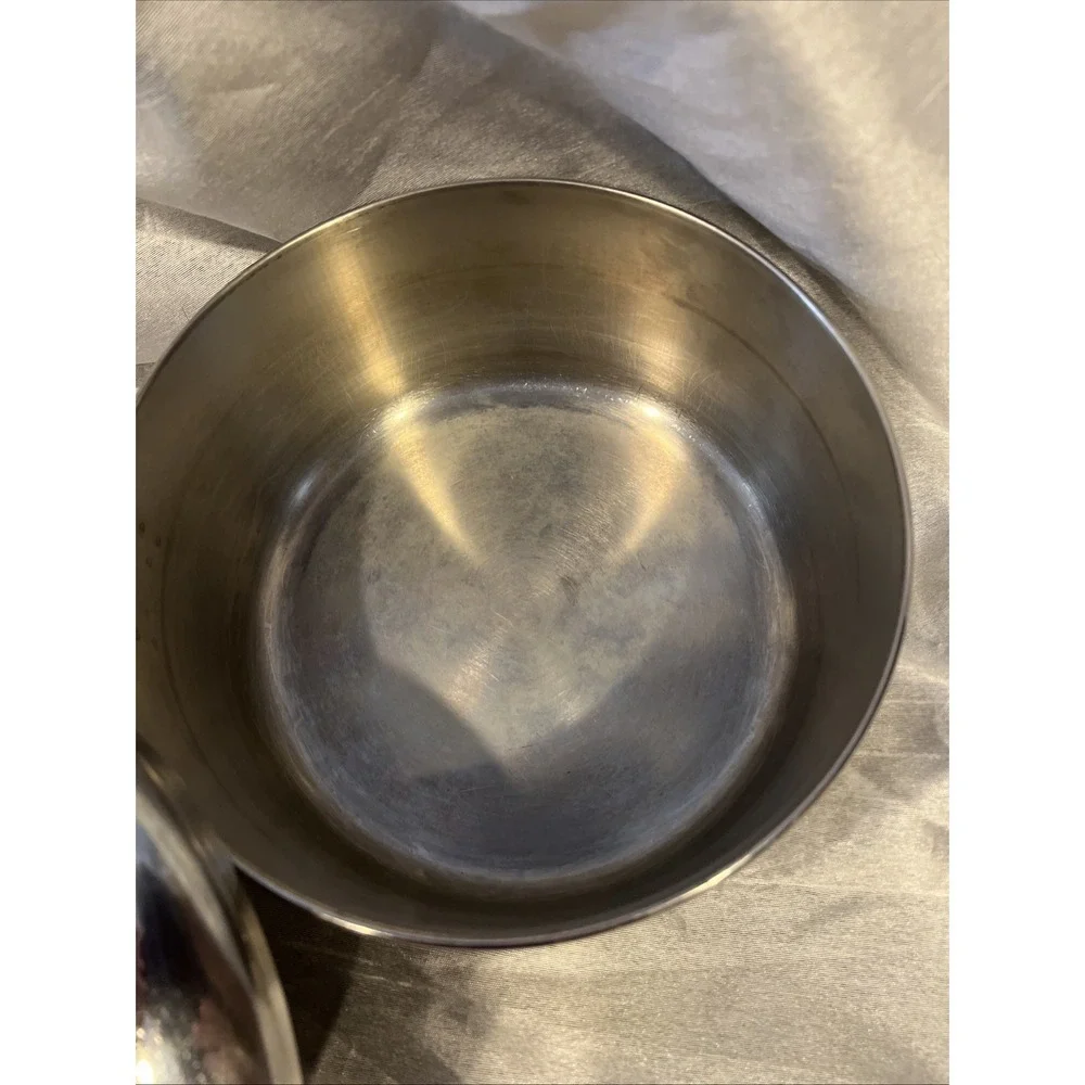 VTG Revere Ware 2qt 1.9L Sauce Pan 18/10 Stainless Steel & Lid Tri-Ply Indonesia